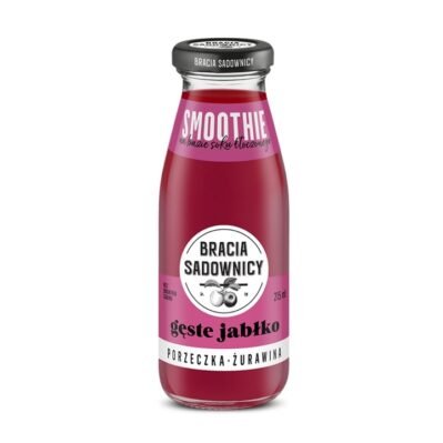 Smoothie - jabłko - porzeczka - żurawina